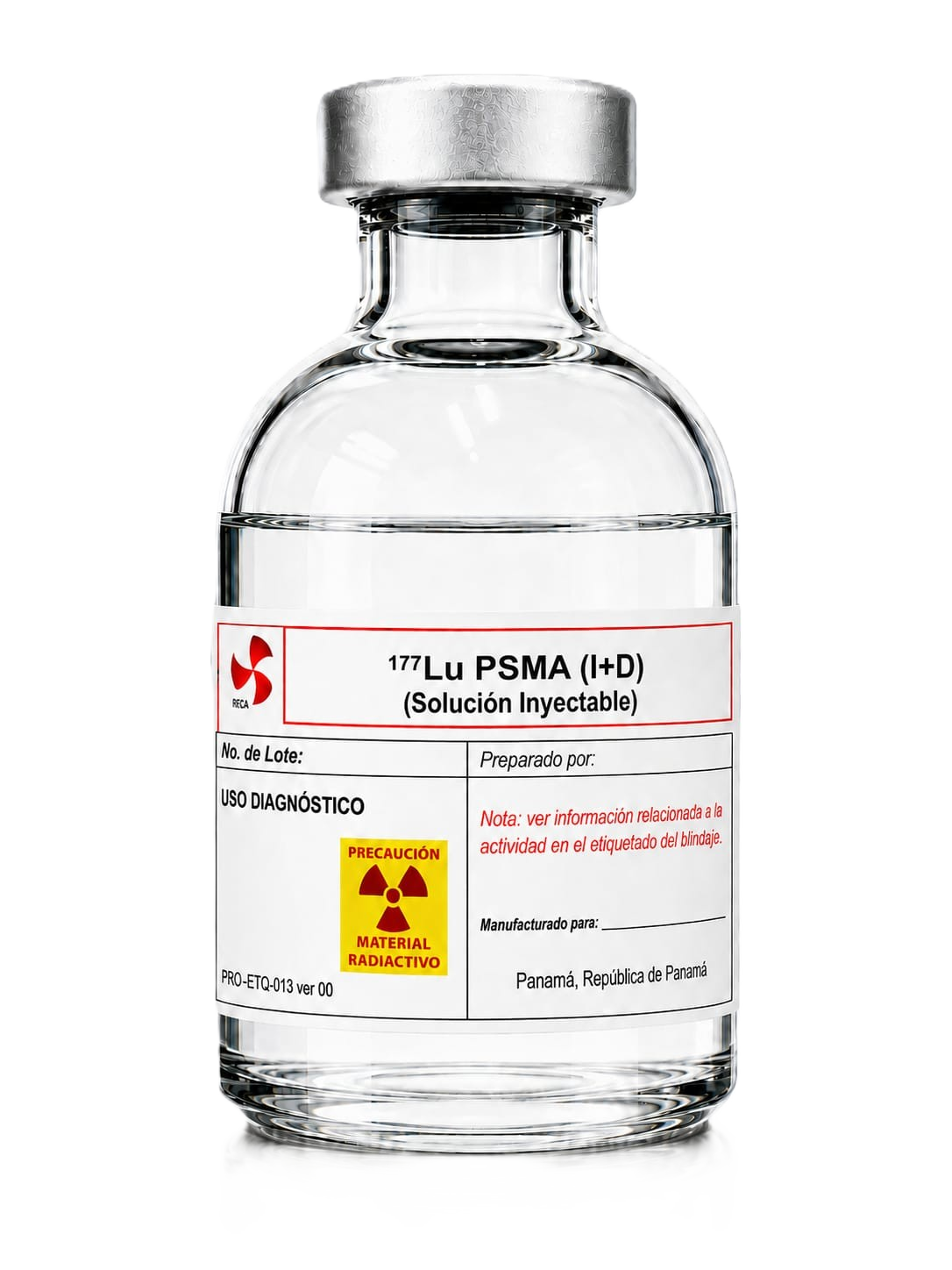 Frasco de 177Lu PSMA (I+D)